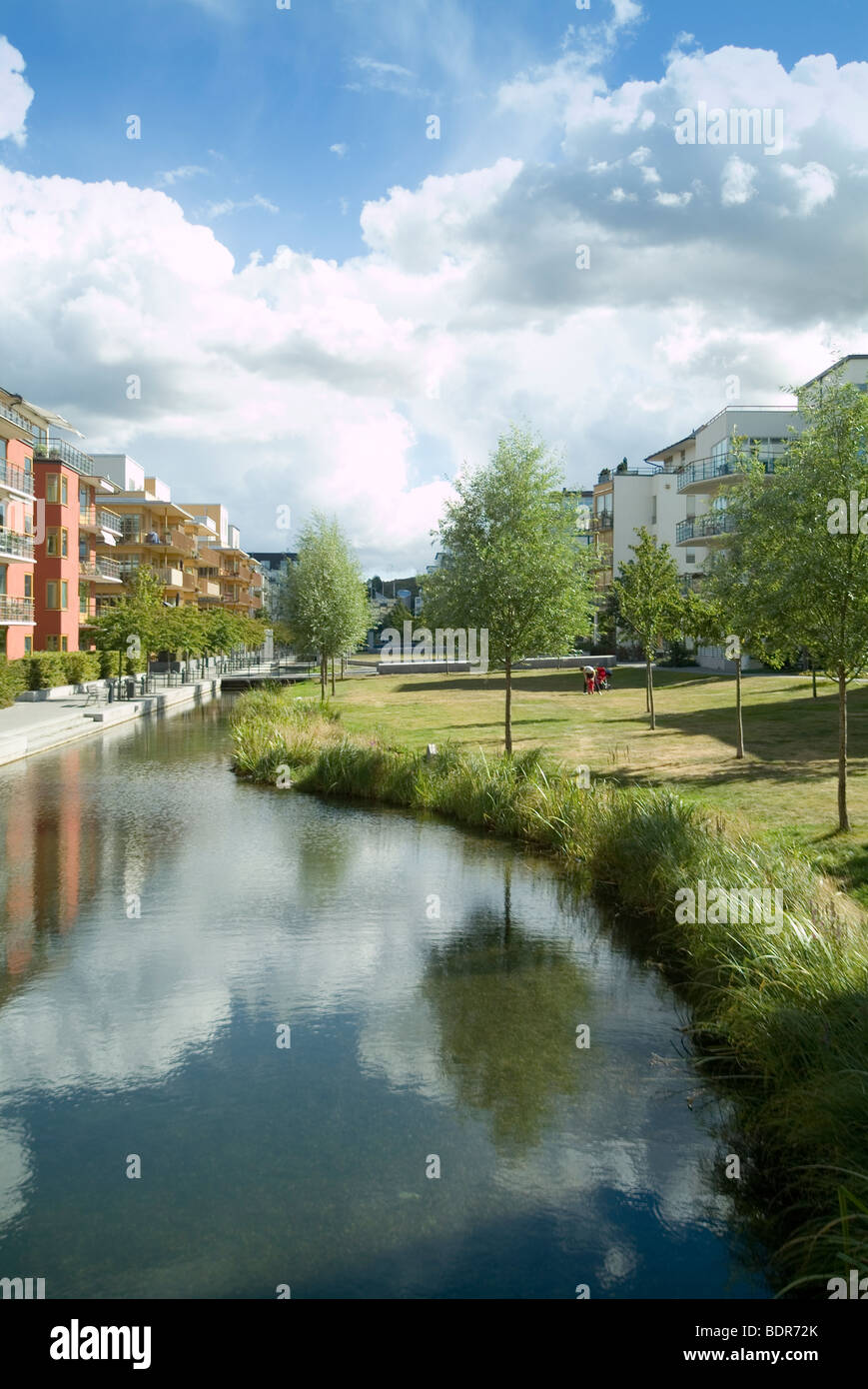 Hammarby sjöstad, stockholm, sweden client: Hammarby Sjöstad Stockholm Sweden : A Canal In Hammarby Sjostad Stockholm Sweden Stock Photo Alamy