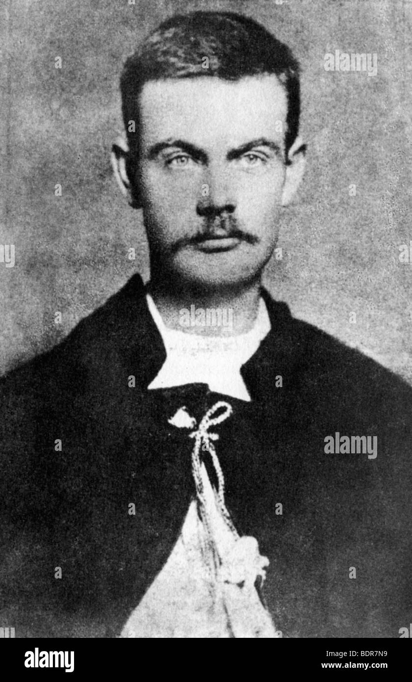 Bob Younger, American outlaw, 1876 (1954). Artist: Unknown Stock Photo