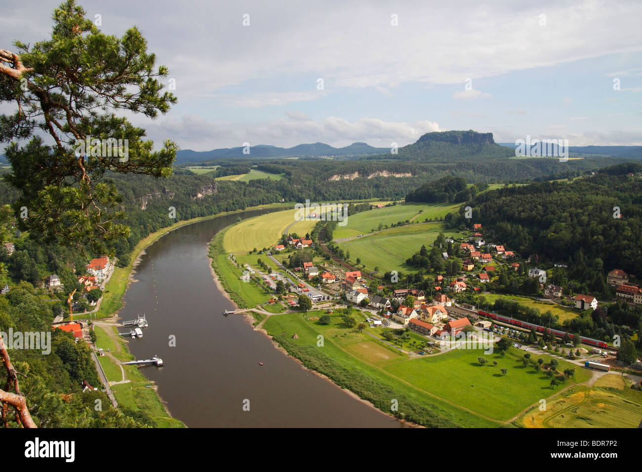 Sächsische Schweiz Elbsandsteingebirge Germany Stock Photo