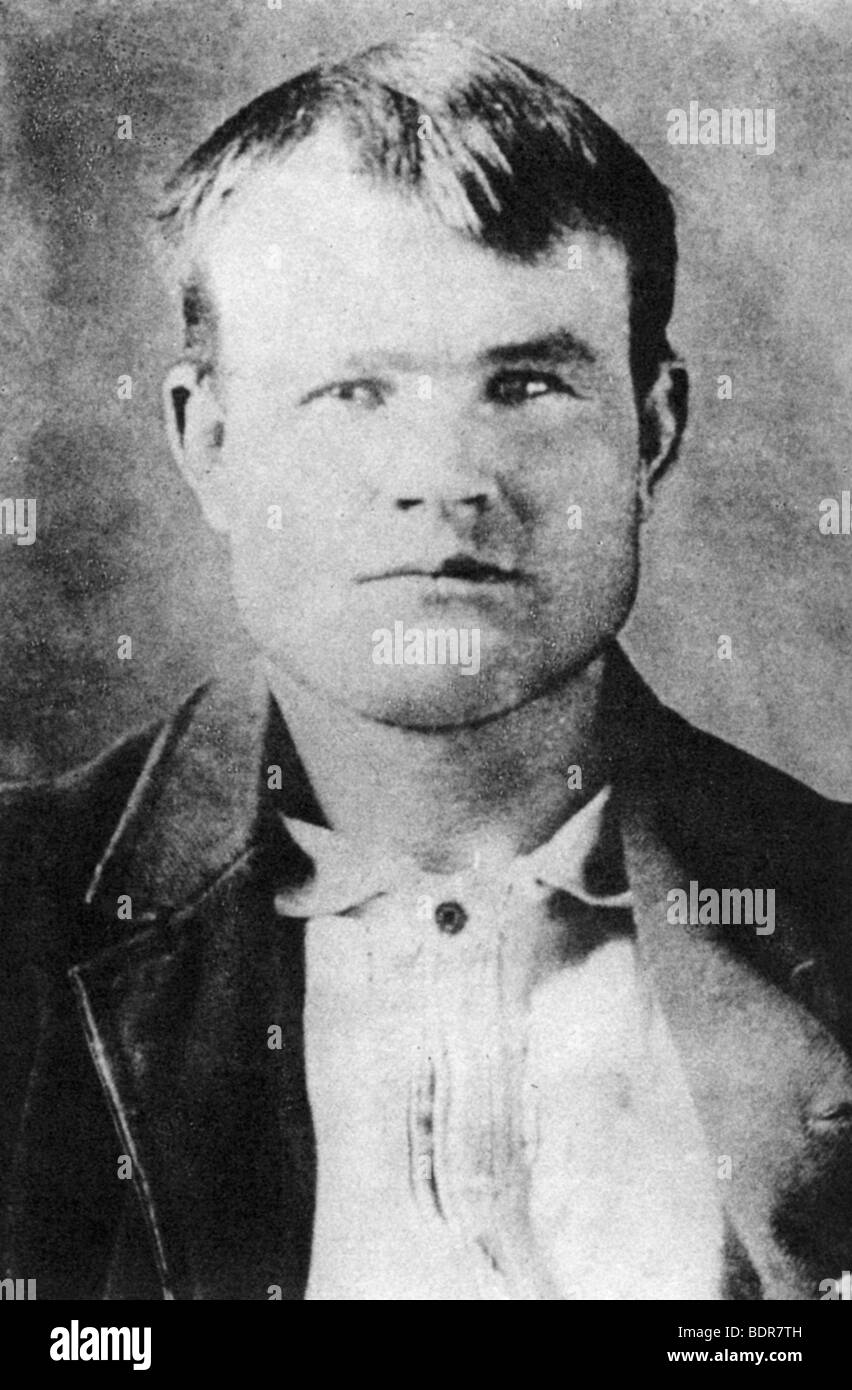 Butch Cassidy, American outlaw, 1894-1896 (1954). Artist: Unknown Stock Photo