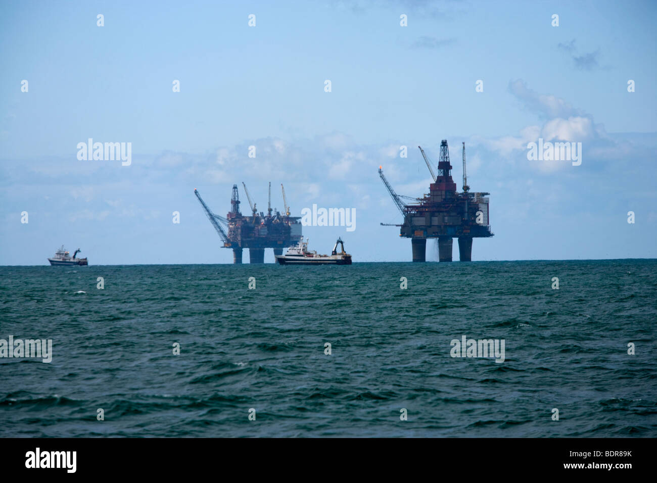 Gullfack oil platform Stock Photo