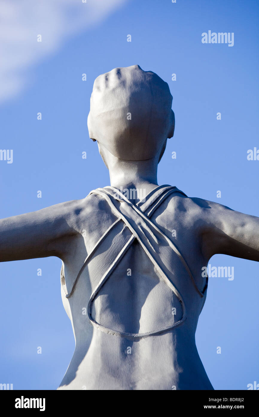 The Diving Belle Sculpture on St Vincents Pier Scarborough North