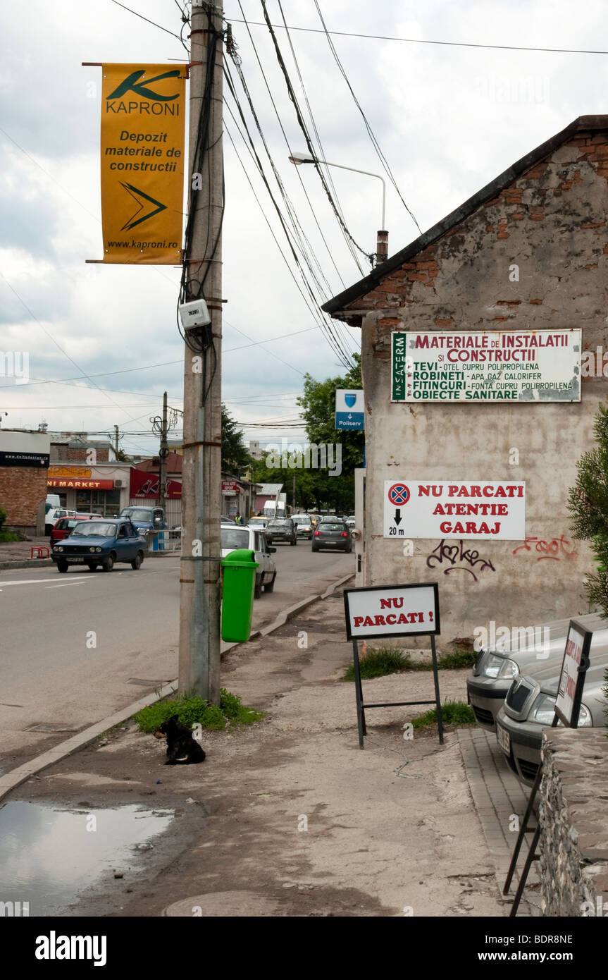 Street scene in Ploiesti Romania Eastern Europe Stock Photo