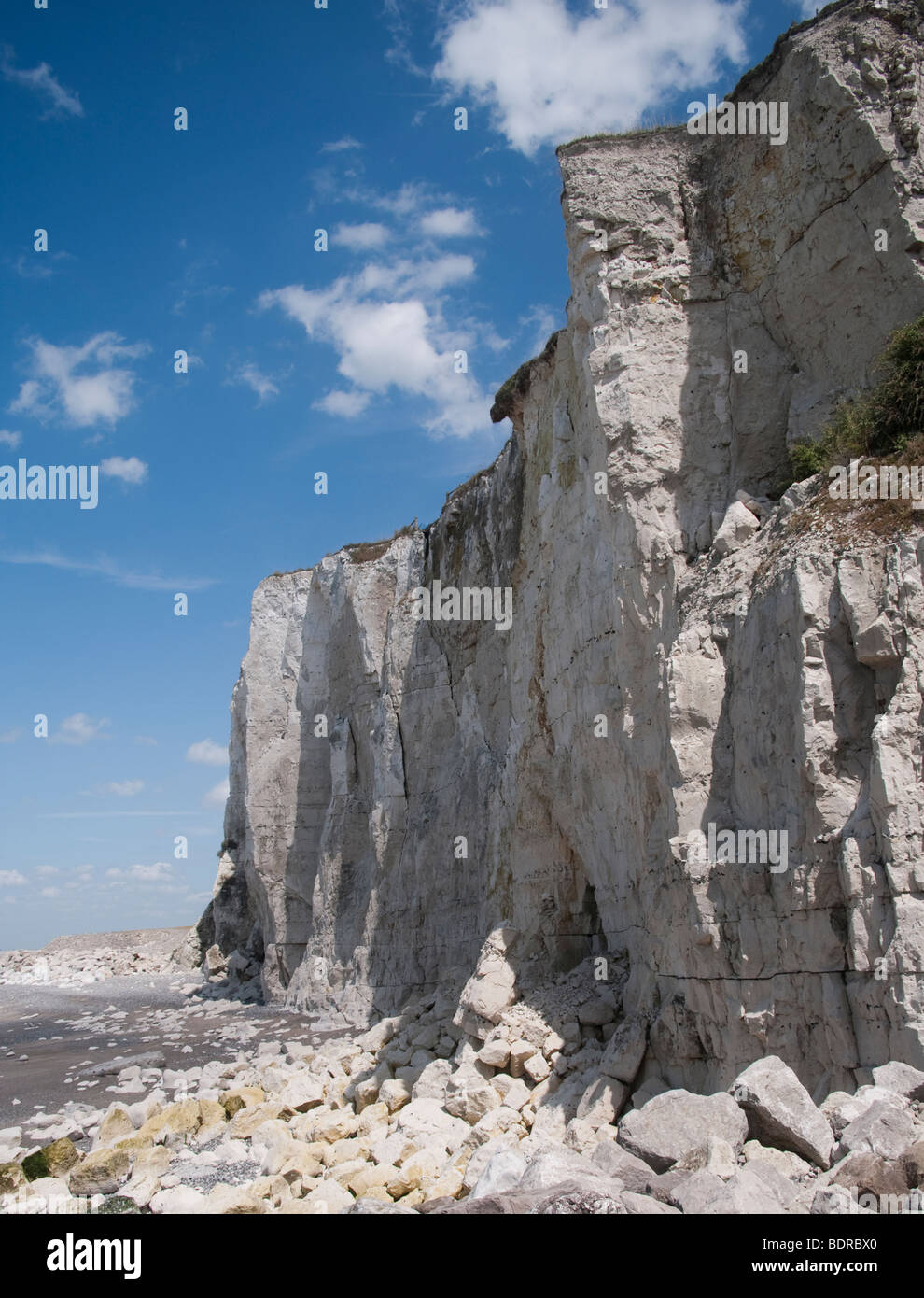 Cliffs near Ault, Picardie Stock Photo