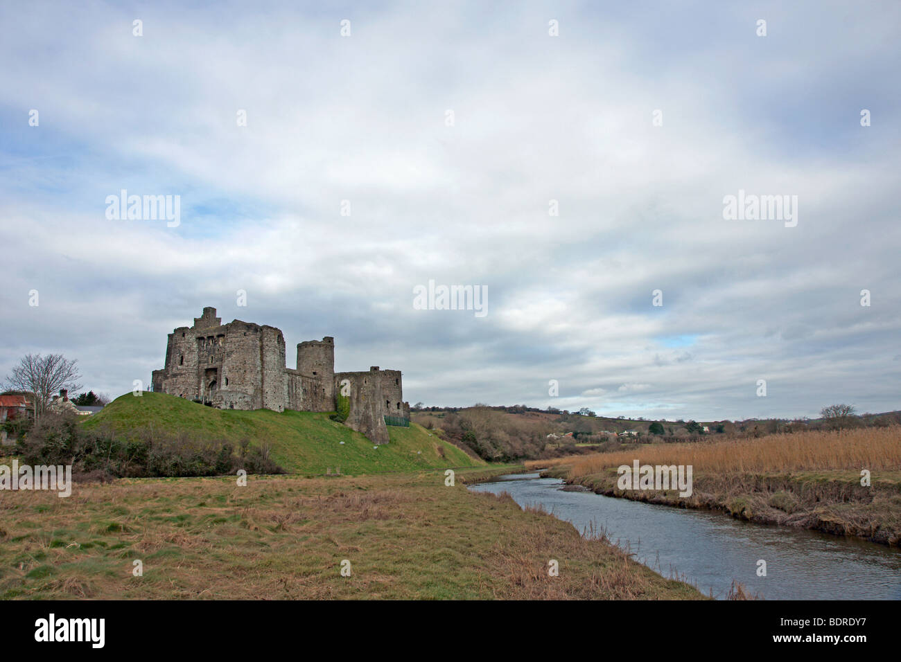 Kidwelly Castle in Carmarthenshire South Wales Stock Photo Alamy