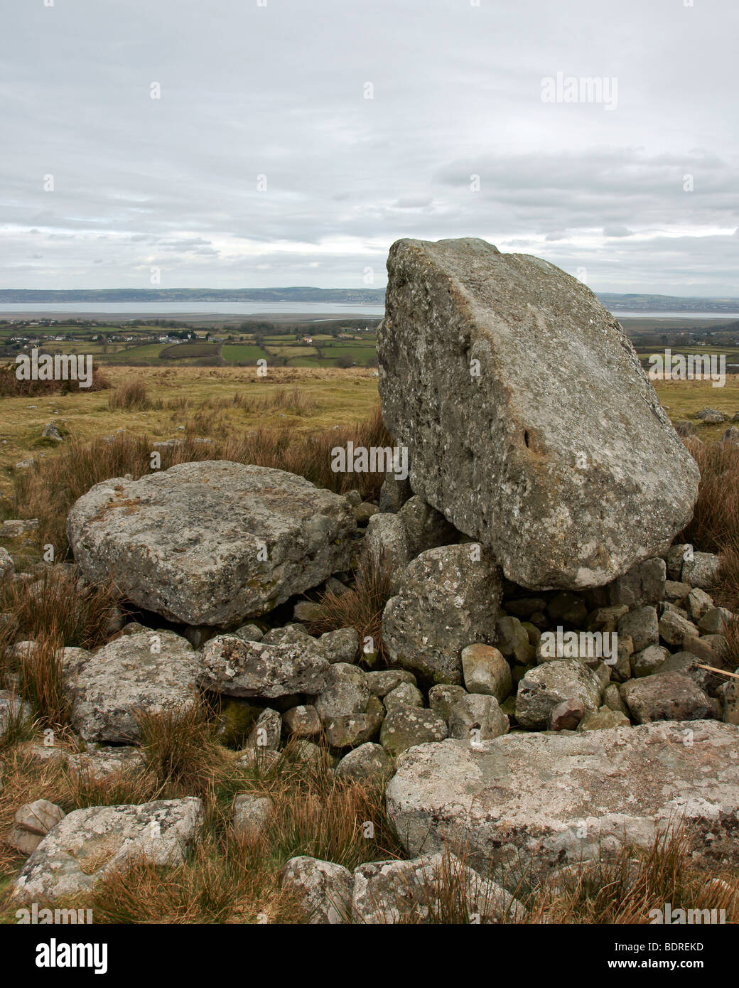 Arthur's Stone located near the summit of Cefn Bryn on the Gower