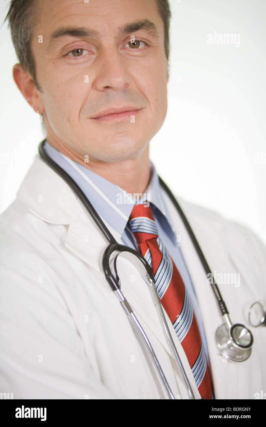 Portrait of a male doctor Stock Photo - Alamy