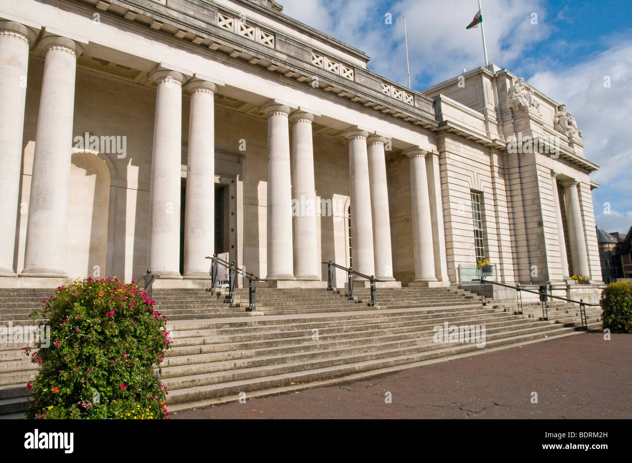 National Museum of Wales in the Civic Centre Cathays Park Cardiff Stock Photo