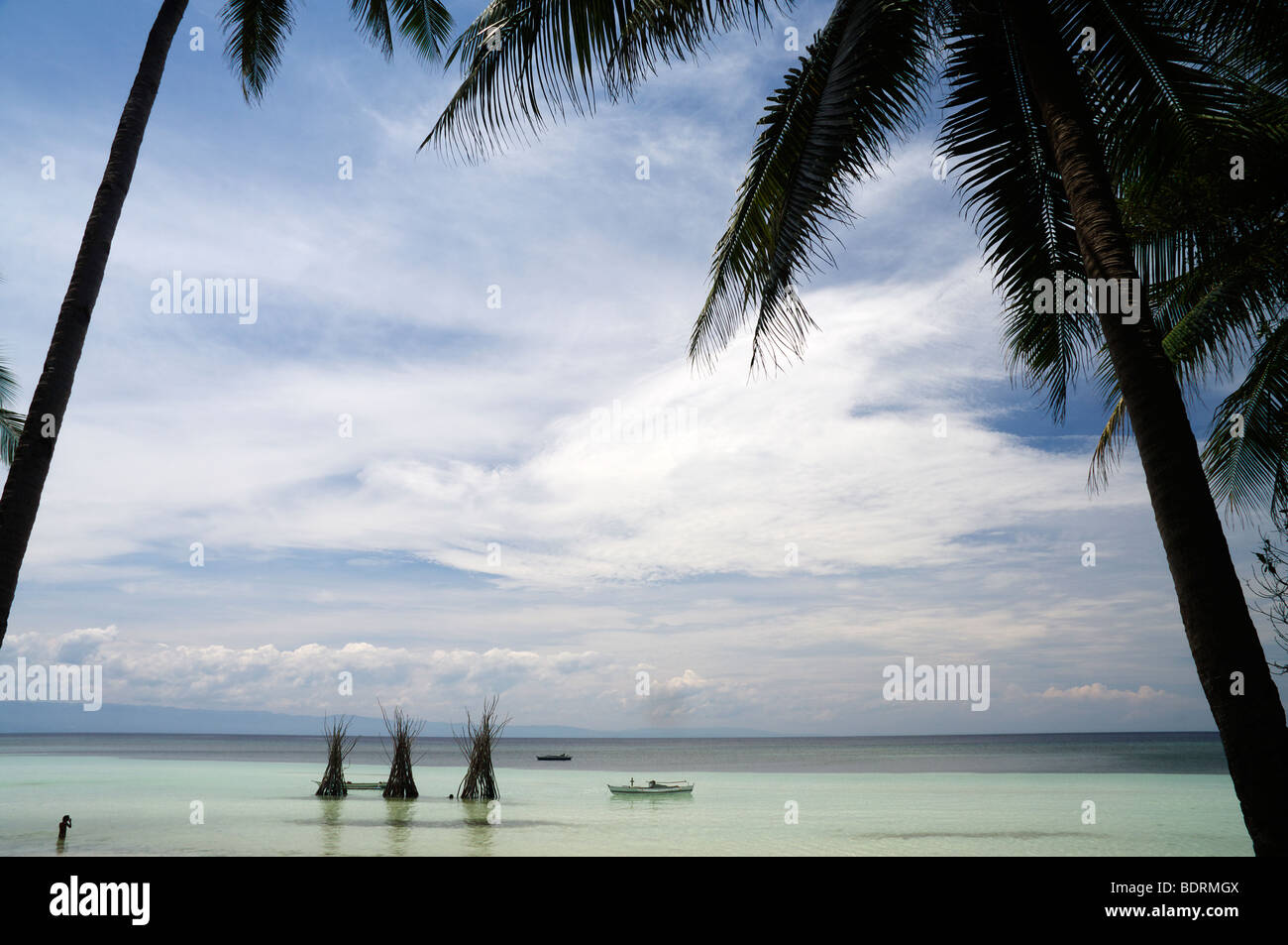 Duljo Beach bay, Panglao Island, Bohol, The Visayas, Philippines Stock ...