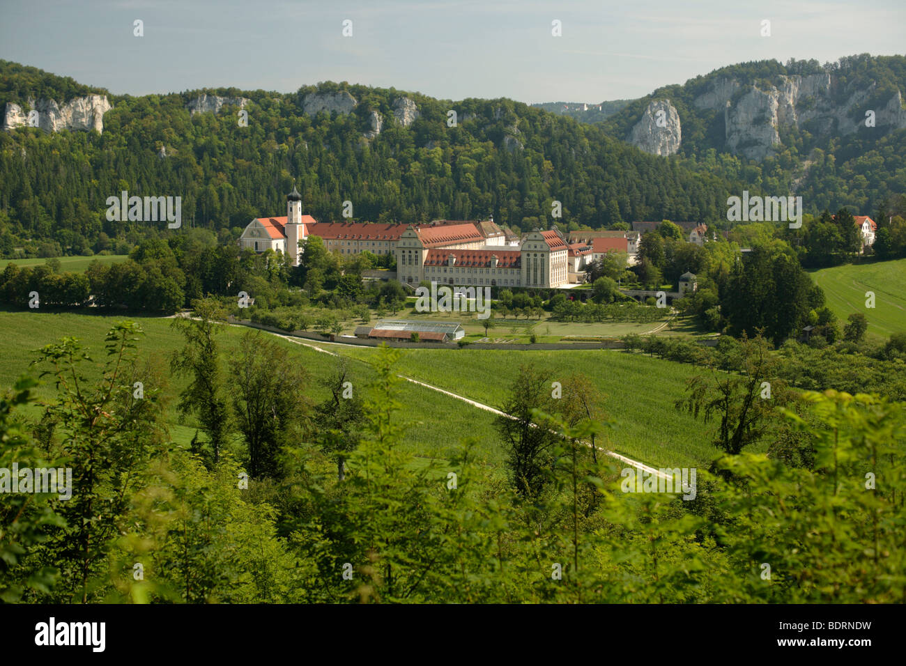 Beuron - the monastery - Baden Wuerttemberg, Germany, Europe Stock Photo
