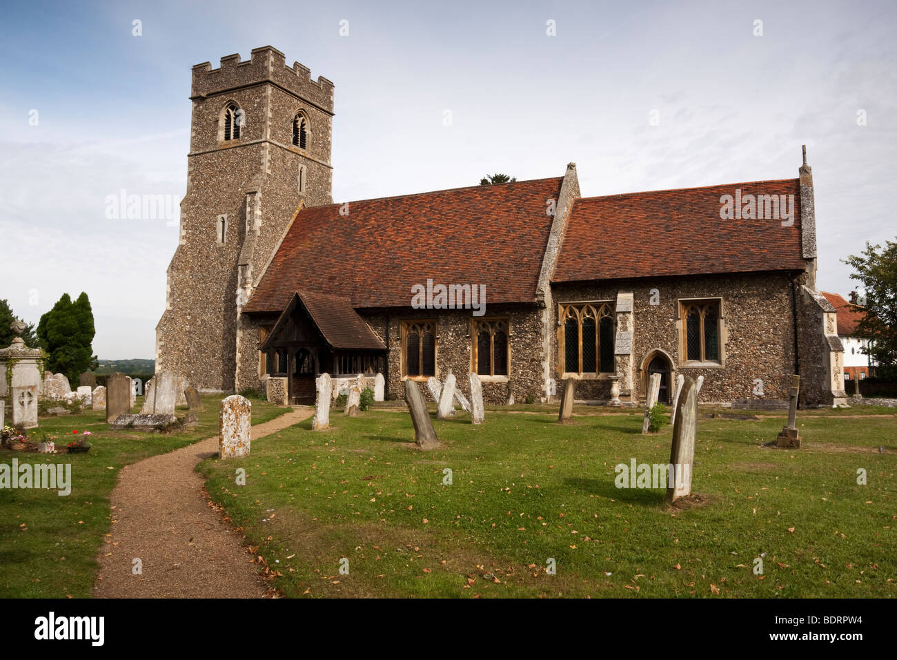 St Christopher's Church, Willingale, Essex, UK Stock Photo