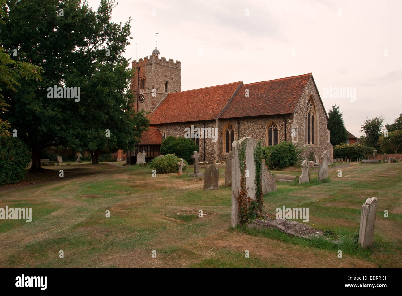 St Martin's Church, Little Waltham, Essex, UK Stock Photo Alamy