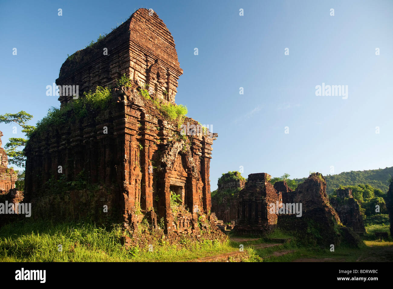 Ruins at My Son Vietnam Stock Photo