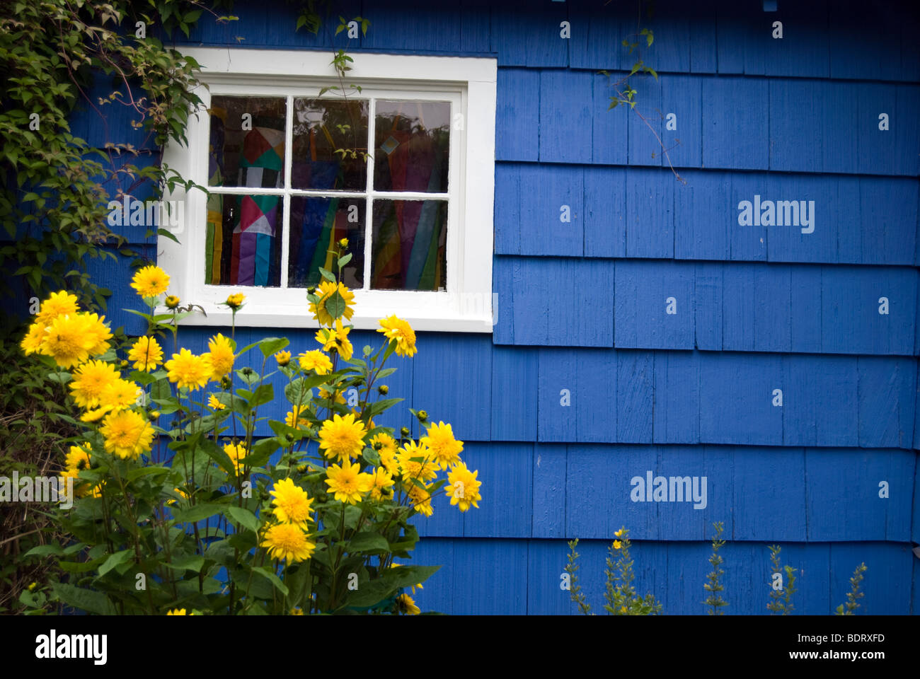 The "Once Upon a Breeze" kite shop in Cannon Beach, Oregon Stock Photo