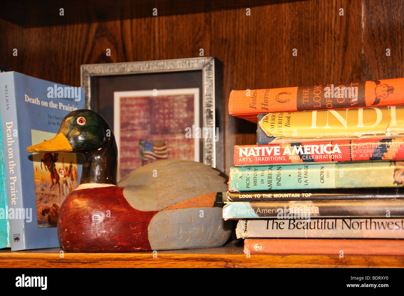 Old books in antiques shop Stock Photo Alamy