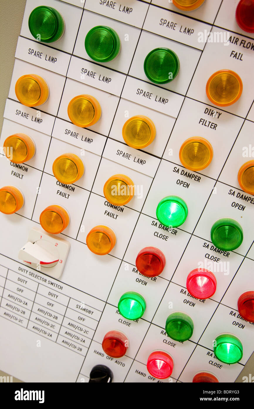 Fusebox control box fuse fuses power station Stock Photo - Alamy