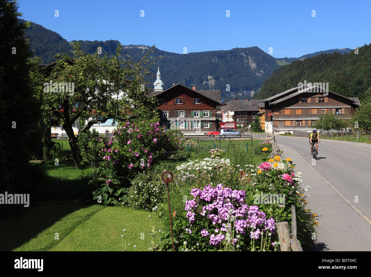 Bezau, Bregenz Forest, Bregenzerwald, Vorarlberg, Austria, Europe Stock Photo