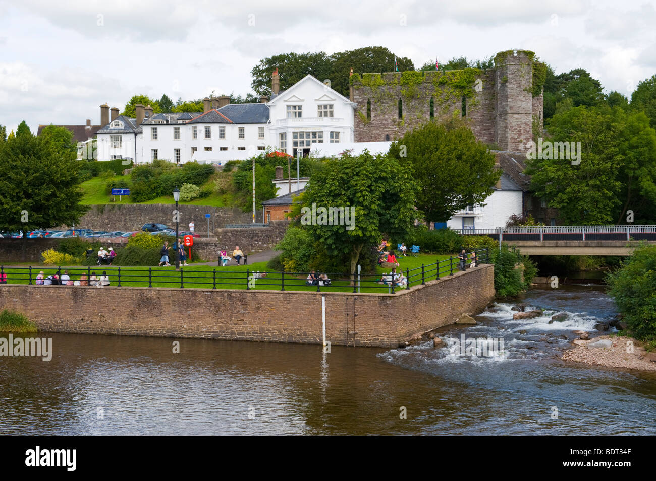 Trecastle Brecon Rivers Brecon castle hi-res stock photography and images - Alamy