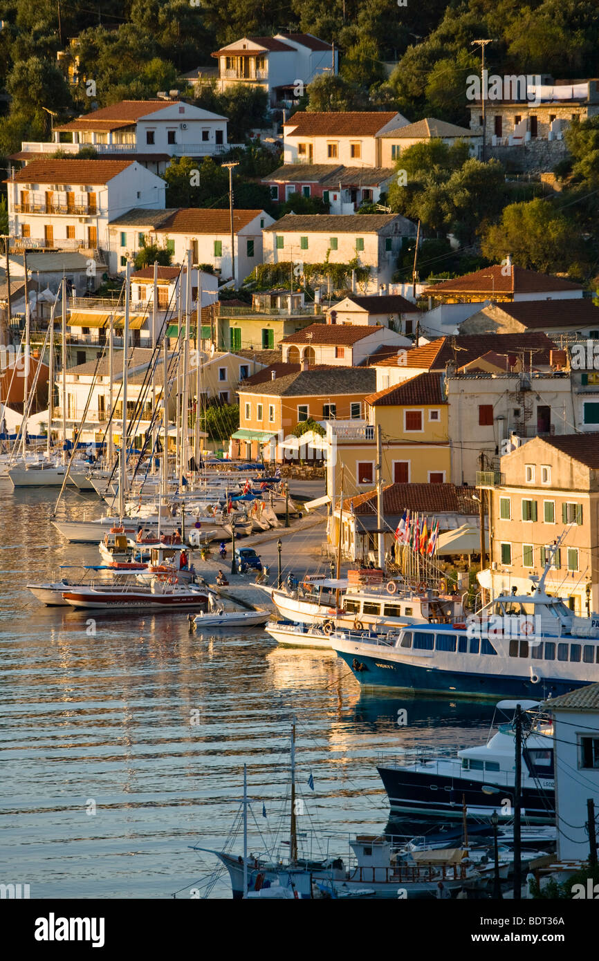 Gaios harbour, Paxos Island, Ionian Sea, Greece Stock Photo - Alamy
