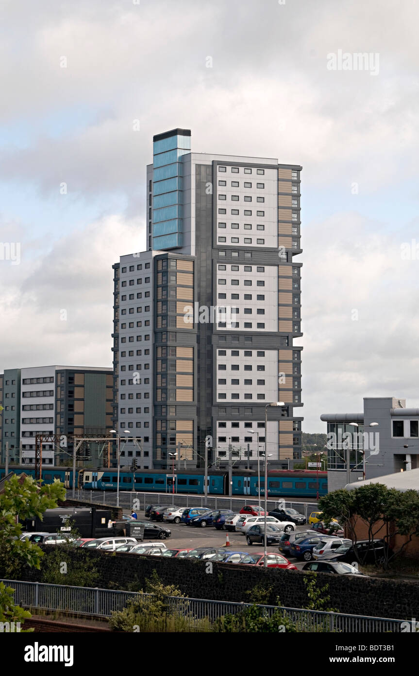 Wolverhampton flats as part regeneration on the old lower railway