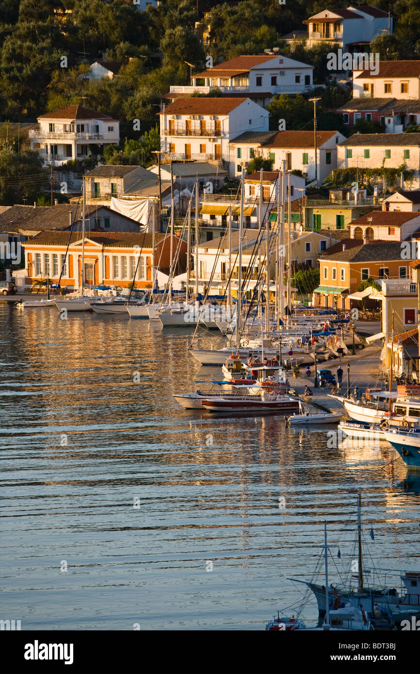 Gaios harbour, Paxos Island, Ionian Sea, Greece Stock Photo - Alamy