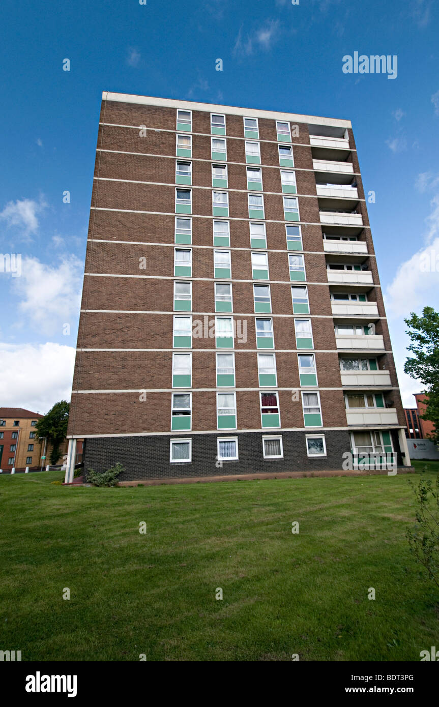 Wolverhampton council flat high rise block and social housing Stock