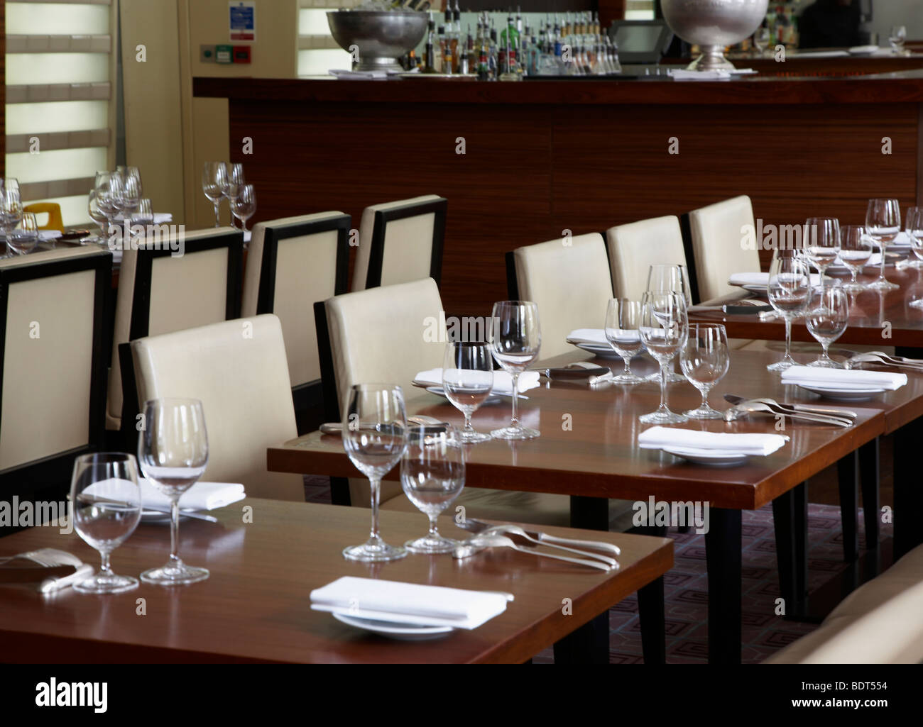 dinning area of Maze restaurant Stock Photo - Alamy