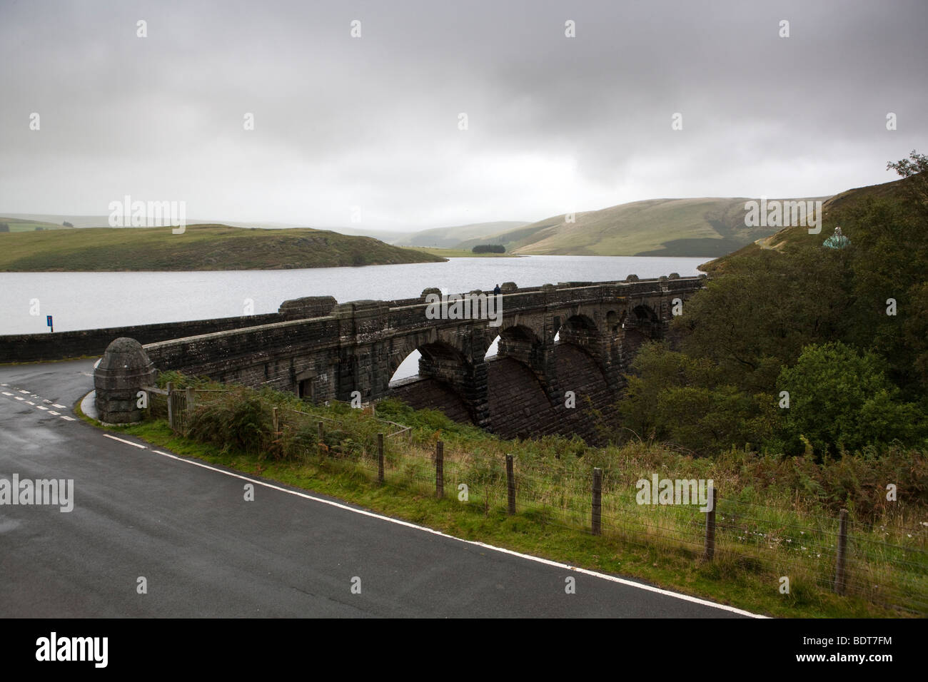Craig Coch Dam. Elan Valley. Powys. Wales. Europe Stock Photo