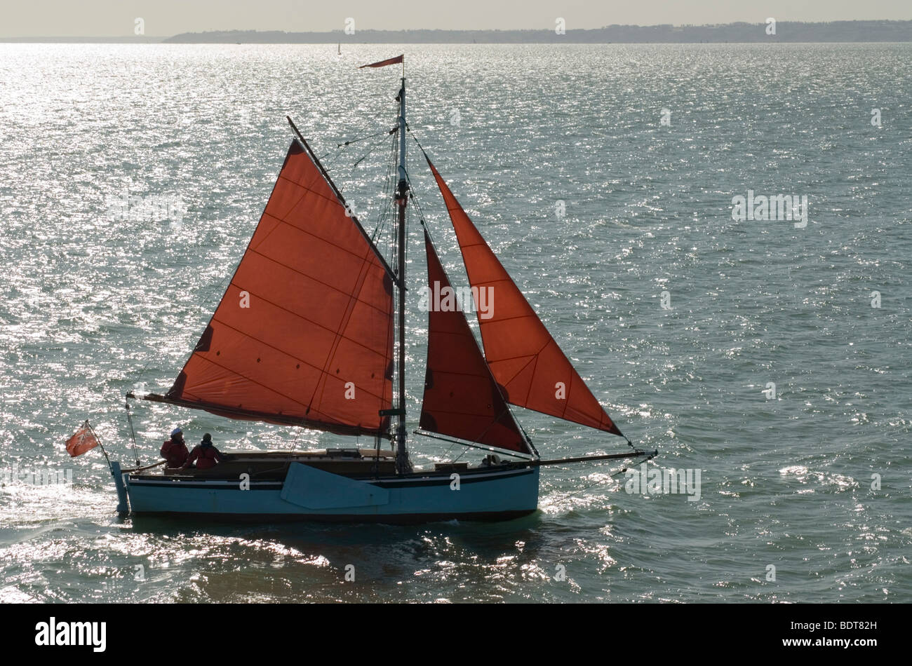 Thames sailing barge Stock Photo