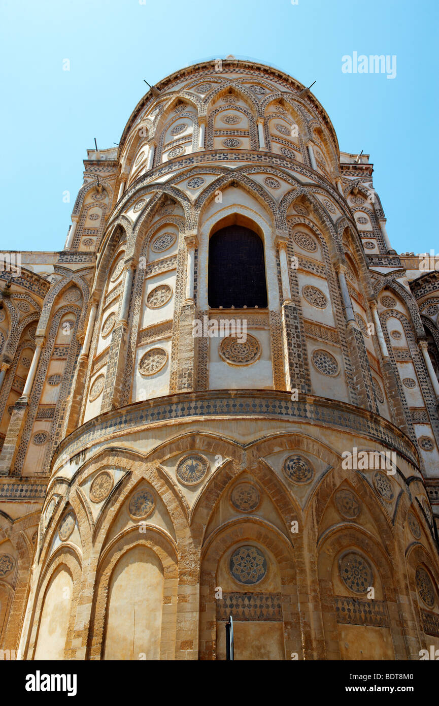 Monreale Cathedral exterior Stock Photo