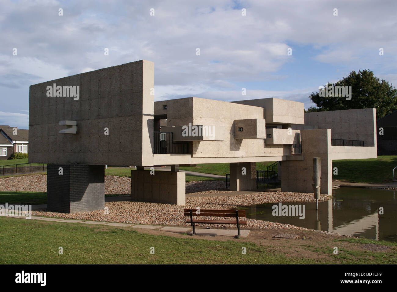 Apollo Pavilion, Peterlee, County Durham, by Victor Pasmore, 1969 Stock Photo Alamy