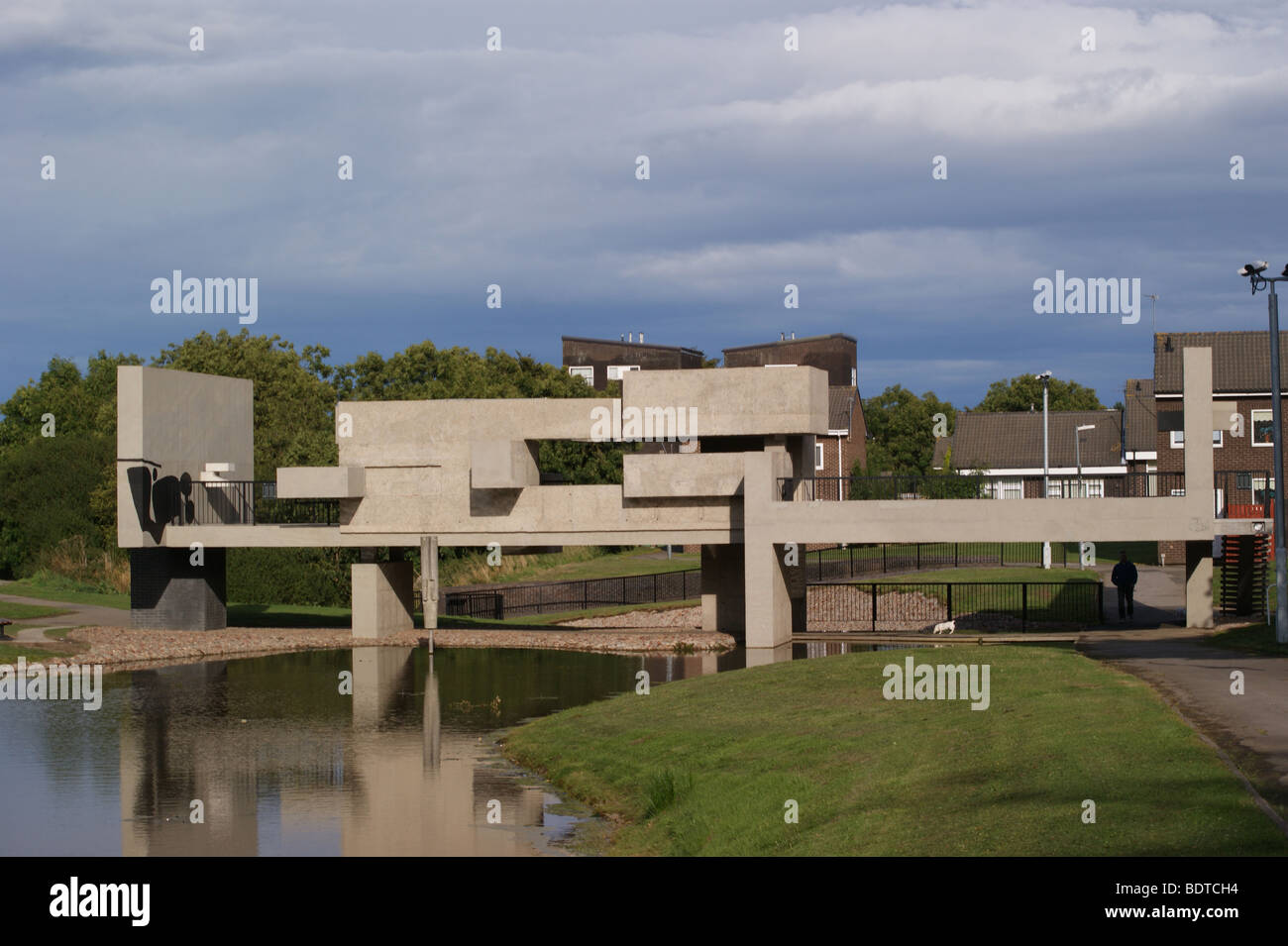 Apollo Pavilion, Peterlee, County Durham, by Victor Pasmore, 1969 Stock Photo Alamy