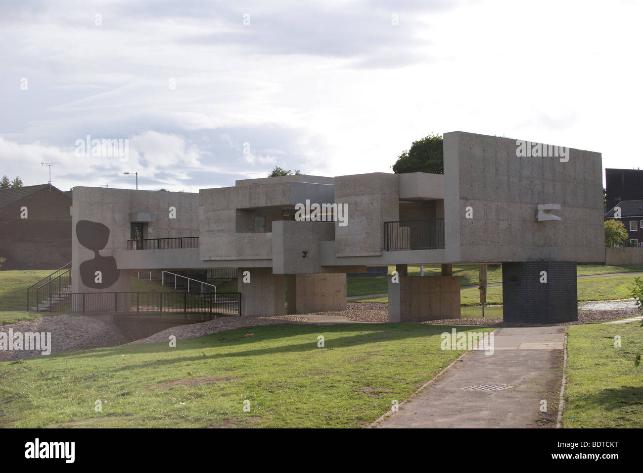 Apollo Pavilion, Peterlee, County Durham, by Victor Pasmore, 1969 Stock Photo
