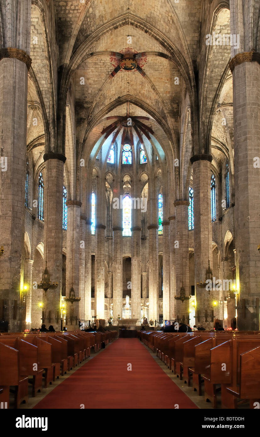 Iglesia De Santa Maria Del Mar High Resolution Stock Photography and ...