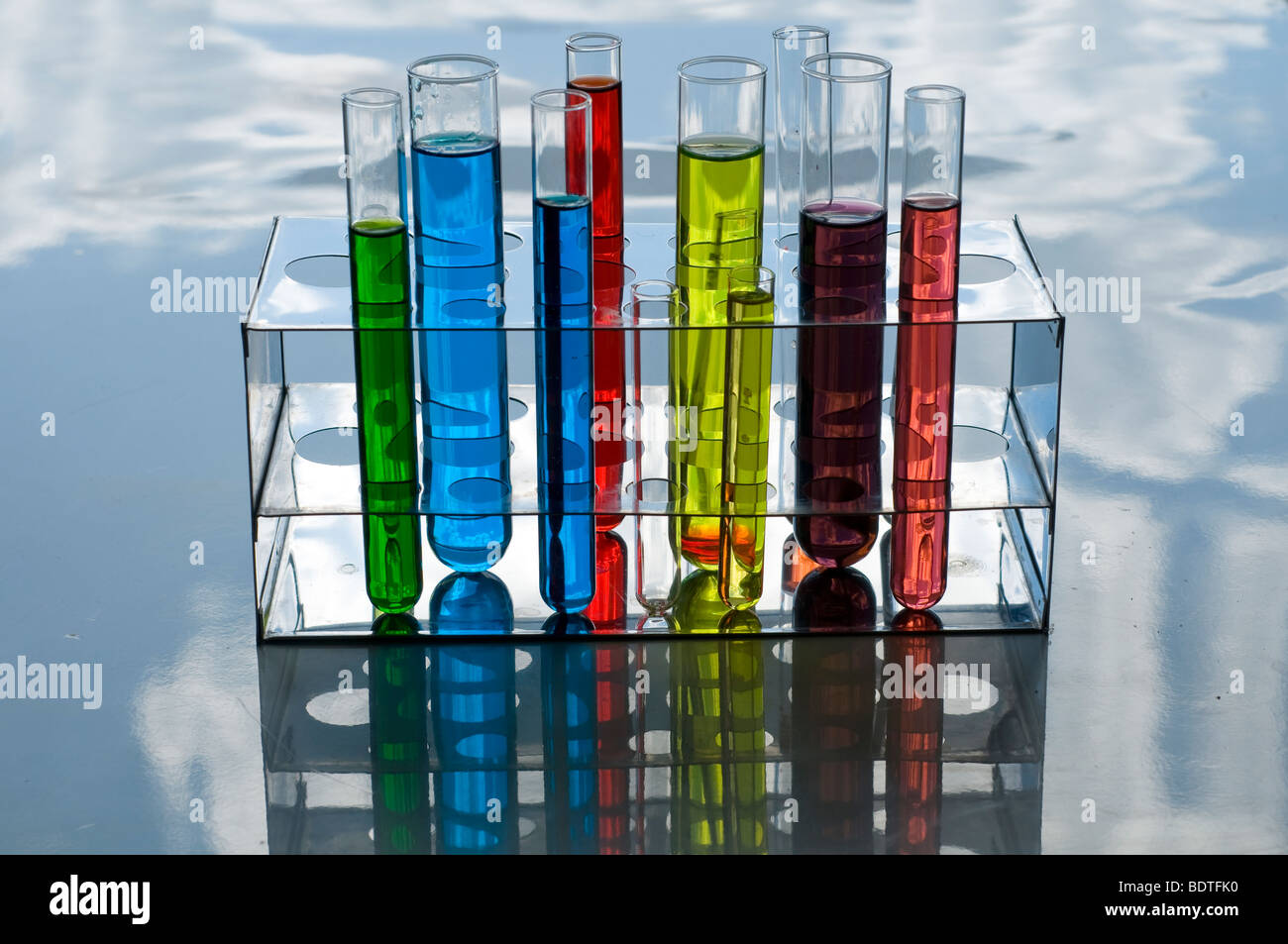 collection of Laboratory Equipment including beakers and flasks Stock ...