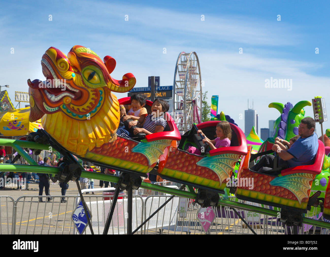 Dragon Roller Coaster Model