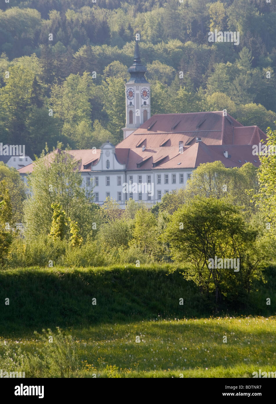 kloster schaeftlarn, bayern, deutschland, schaeftlarn abbey, bavaria, germany Stock Photo