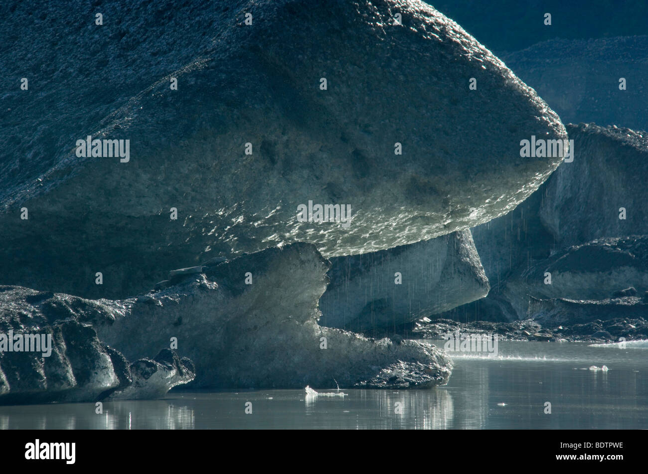 iceberg scenery new zealand Stock Photo