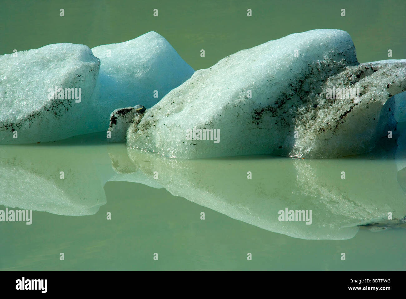 iceberg scenery new zealand Stock Photo