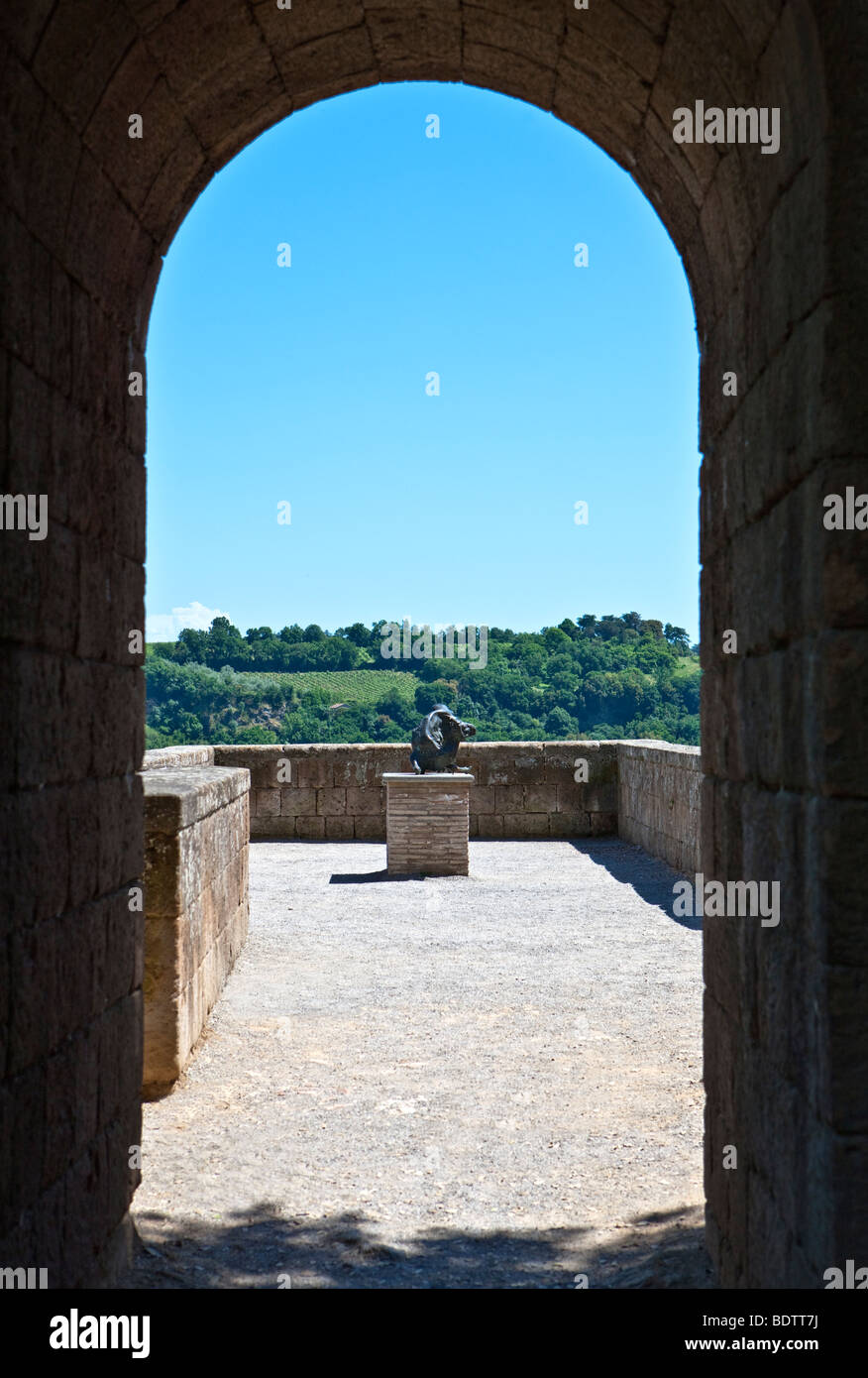 Italy,Umbria,Orvieto,the Albornoz fortress Stock Photo