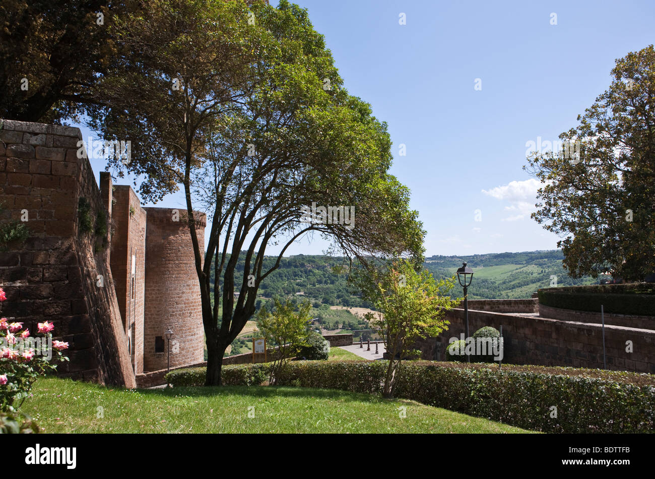 Italy,Umbria,Orvieto,the Albornoz fortress Stock Photo