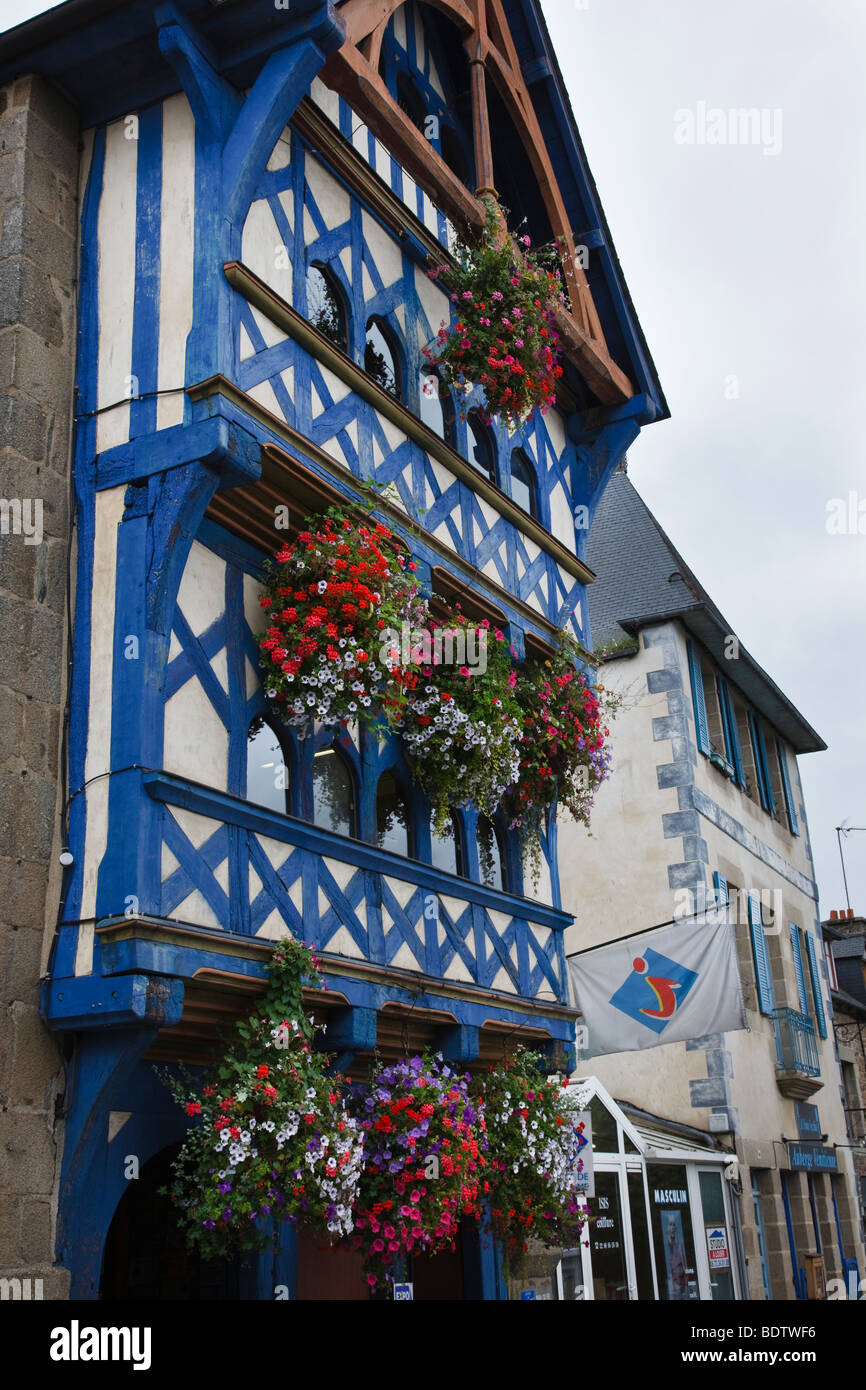 The Office du Tourisme (known locally as the 'Tour Eiffel'), Pontrieux, Brittany, France Stock Photo