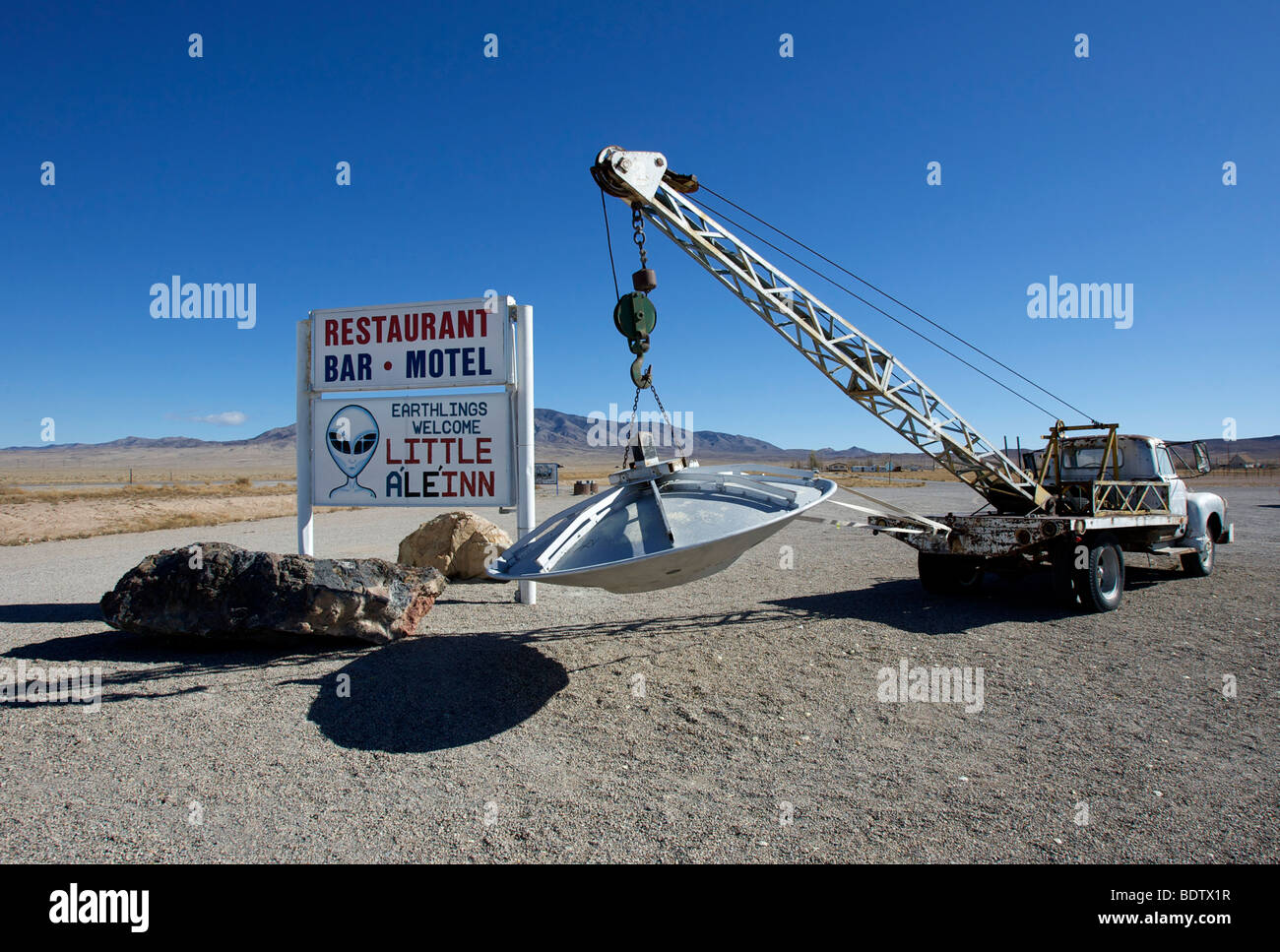 UNITED STATES-RACHEL- Little Ale Inn. PHOTO: GERRIT DE HEUS Stock Photo ...