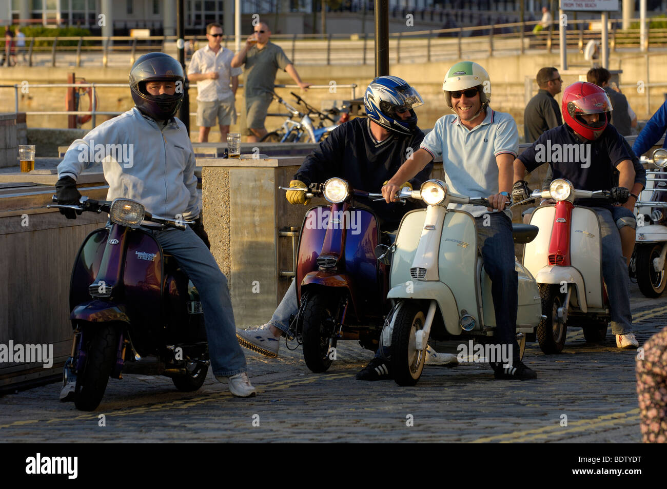 Scooter riders hires stock photography and images Alamy