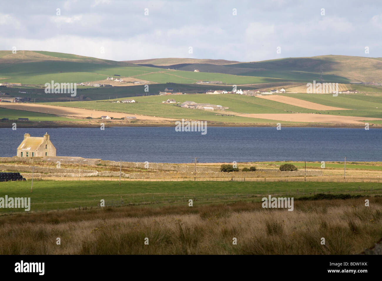 landeschaft auf der insel mainland der orkney-inseln, coastal scenery of mainland, orkney islands, scotland, schottland Stock Photo