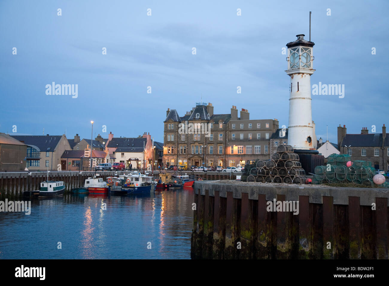 hafen von kirkwall, harbor of kirkwall, orkney islands, scotland Stock Photo