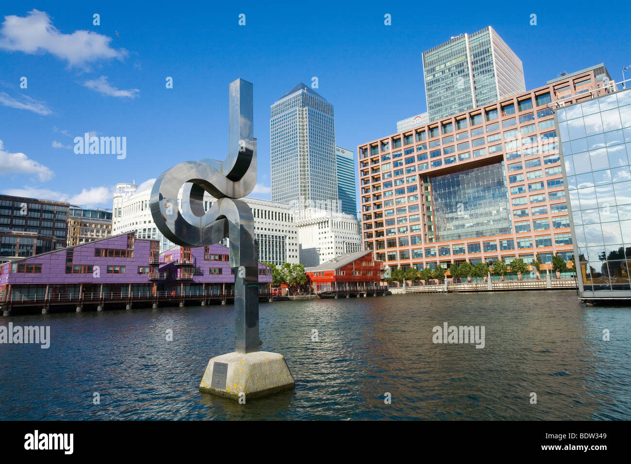 Canary Wharf Financial Banks Stock Photo - Alamy