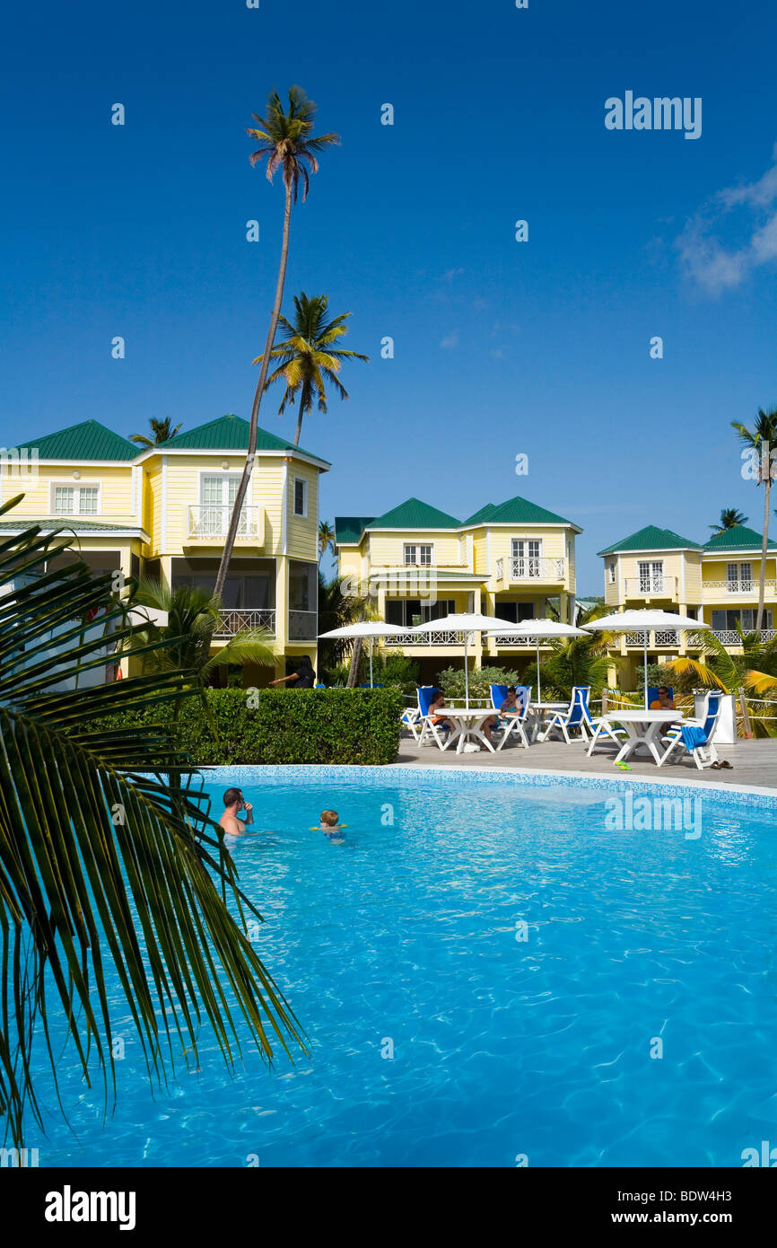 'Nelsons Spring' Complex in Nevis Caribbean Stock Photo