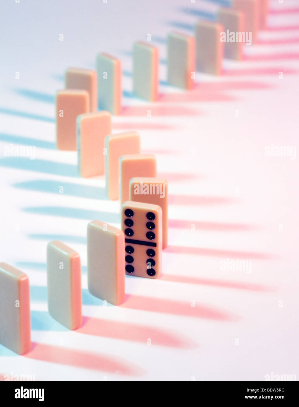 Dominoes falling competition hi-res stock photography and images - Alamy