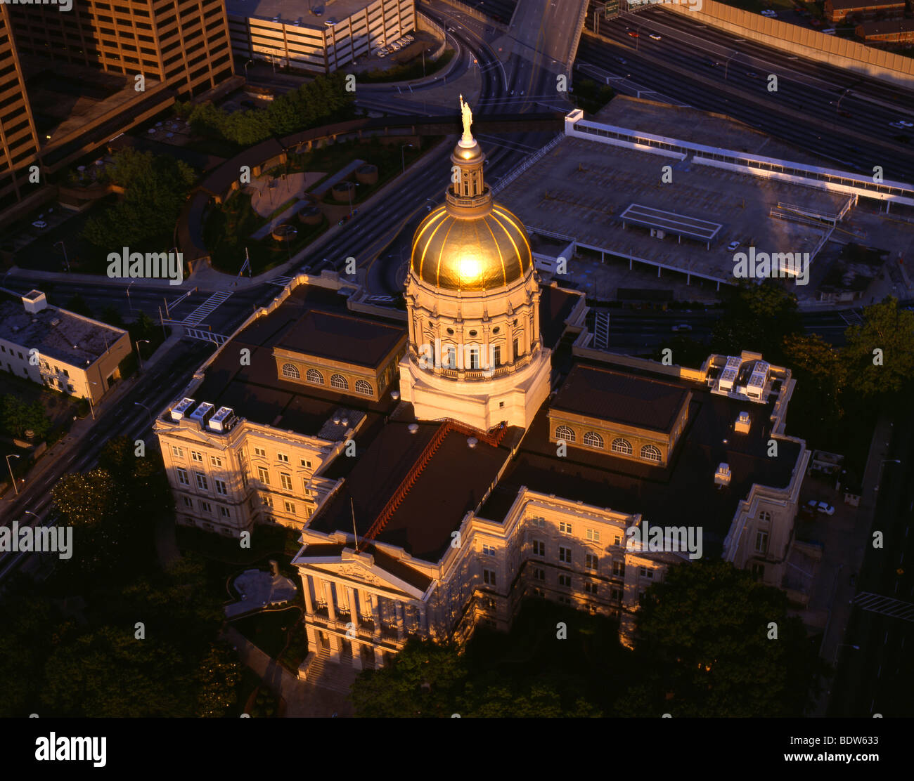 State Capitol Atlanta Georgia, USA Stock Photo